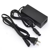 Chargeur mural noir, câble de charge, adaptateur secteur US EU UK pour manette de jeu GameCube, cordon d'alimentation
