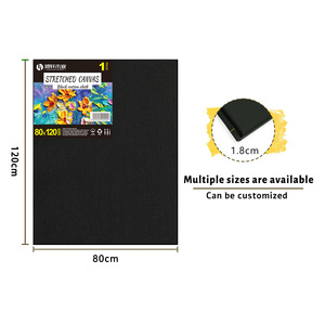 80x120cm lớn kéo dài canvases cho bức tranh, 100% bông ba mồi trống khung vải màu đen, vải Hội Đồng Quản Trị cho bức tranh - Product Image 2