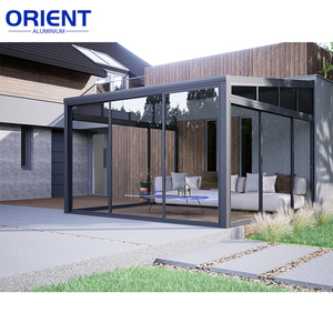 <span class=keywords><strong>Serre</strong></span> de jardin en verre à structure en <span class=keywords><strong>aluminium</strong></span>, <span class=keywords><strong>serre</strong></span> avec toit en <span class=keywords><strong>polycarbonate</strong></span>, morden, vente directe d'usine - Product Image 6