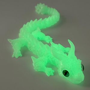12in Eco-Friendly Flexible Articulated Executive Desk Fidget Toys 3D Printed Frozen Collectible Anime Design Vivid Eyes Plastic - Product Image 1