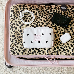 Leopard Print Travel <b>Makeup</b> <b>Bag</b> Wholesale Custom Brand Logo Cosmetic Toiletry Storage Organizer <b>Large</b> Capacity Portable <b>Bag</b> - Product Image 5