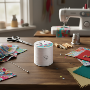 ด้ายเย็บผ้า ILAN หางหนู ขนาด 2.5 ซม. ยาว 50 ม. สีขาว - Product Image 3