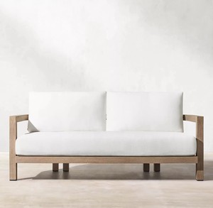 Bộ ghế sofa bằng gỗ Tếch cao cấp-không thấm nước & chống tia cực tím, hoàn hảo cho hành lang khách sạn, sân trong, sân thượng và biệt thự sang trọng - Product Image 4
