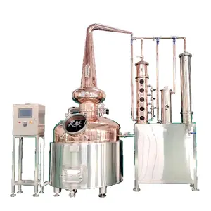 Équipement de distillation de distillateur de colonne d'alcool 500L à vendre