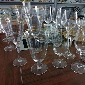 Verre à vin de haute qualité avec poignée en or, 200ml, vin chaud, bar, hôtel, livraison gratuite - Product Image 1