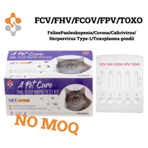Kit Tes Cepat Virus Kucing 5 in 1 FHV <span class=keywords><strong>Herpes</strong></span> FCV FCOV FPV Toxo Ag Combo Stool Veteriner untuk Kucing - Product Image 5