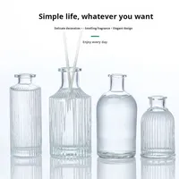 Nouveau Ins Style aromathérapie sans flamme huile essentielle diffuseur en verre dépoli estampage à chaud couleur personnalisée bouteille vide