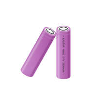Batterie cylindrique Li-ion ICR18500 3.7V 2500mAh pour jouets, télécommandes, outils électriques, électronique grand public
