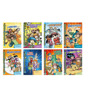 Livres d'images en anglais pour enfants, histoires <span class=keywords><strong>de</strong></span> bande dessinée pour le développement <span class=keywords><strong>de</strong></span> la lecture, bandes dessinées classiques amusantes et humoristiques, les prix des différents ensembles varient. - Product Image 4