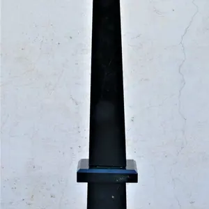 검은 흑요석 피에트라 페드라 두라 오벨리스크 타워 정원 조각
