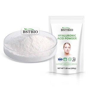 Bstביו קוסמטיים כיתה גבוהה ונמוכה משקל מולקולרי נתרן היאלורונית 99% אבקת חומצה היאלורונית - Product Image 2