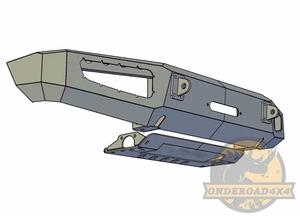 <span class=keywords><strong>4x4</strong></span> Off-Road Fj Cruiser <span class=keywords><strong>Accessori</strong></span>, nuovo tipo di Acciaio Inox Anteriore Toro Paraurti Per Toyota 2007 + Land Cruiser FJ70/76/79 - Product Image 4