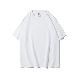 Gran Stock superventas de alta calidad 220G 100% algodón camiseta personalizada impresión OEM Logo hombres camiseta con impresión - Product Image 5
