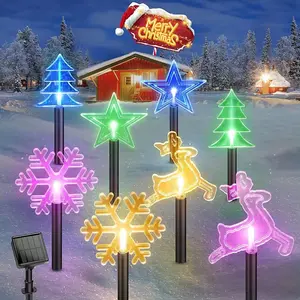 屋外のクリスマスシリーズ風景ランプライト屋外の床の通路の装飾のためのLEDガーデンライト