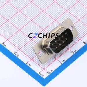 DS1033-09MBNSiSS D-Sub/VGA Connector Through hole Component (THT) Connector Standard D-Sub Male 9P Solder Wire Type - Product Image 1