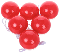 Lustige Rote Glitzer Clownsnase Spielzeug Modische Kunststoff Partyartikel für Halloween- und Silvesterfeiern mit Blinkendem Design