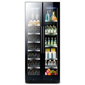 Refrigerador de Vino NE-425J-8 Personalizado de 16 Estantes, Doble Zona, 2 Puertas, Temperatura Constante, con Luz - Product Image 2