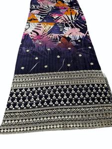 Tela Chinon Ligera de Primera Calidad, Personalizada, con Estampado Digital y Bordado, para Confección de Prendas y Vestidos - Product Image 3