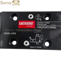 Válvula de Alivio de Presión Proporcional de Baja Histeresis y Alta Precisión Vickers KCG-3, Control de Presión Estable para Inyección Hidráulica