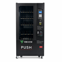 Distributeur automatique de boissons réfrigérées à monnayeur avec fonction de rendu de monnaie pour usage en salle de sport