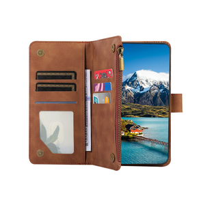 9 porte-cartes en cuir PU pour iPhone 17 16 15 14 13 12 11 Pro <span class=keywords><strong>Max</strong></span> Plus 16e 8G 7G Zipper Business Back Covers - Product Image 3