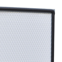 Filtre HEPA H13 H14 DOP avec capot, filtre de purification d'air haute efficacité pour salle blanche, hôpital, laboratoire, CVC