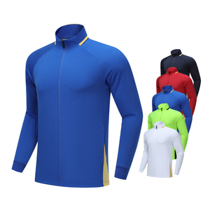 Chaqueta Deportiva Ligera con Cierre Completo, Detalle en Contraste, Cuello Alto, Corte Holgado, para Correr y Entrenar al Aire Libre - Product Image 2