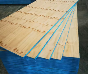 Vente directe d'usine Linyi Chine : Contreplaqué CDX 12 mm, placage peuplier E2, garantie 1 an, panneaux <span class=keywords><strong>5</strong></span> plis pour la construction - Product Image 1