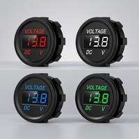 Voltmeter Digital LED Tahan Air KEWIG Custom DC 5-48V, Penguji Tegangan Otomatis untuk Modifikasi/Peningkatan Penggunaan Mobil