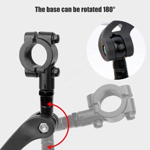 IRONDONKEY miroir de <span class=keywords><strong>vélo</strong></span> haute définition plat 360 degrés réglable rétroviseur <span class=keywords><strong>électrique</strong></span> moto guidon réflecteur fixe - Product Image 5