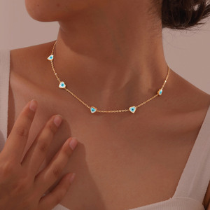 Chaîne de clavicule œil <span class=keywords><strong>du</strong></span> <span class=keywords><strong>diable</strong></span> et <span class=keywords><strong>pentagramme</strong></span> d'amour pour l'été à la plage - Product Image 4