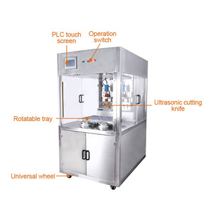 MY Automatic Round Cake <strong>Cheesecake</strong> Cut Machine Ultrasonic Food Foam <strong>Sponge</strong> Brownie Cutter Machine for Cake - Product Image 3