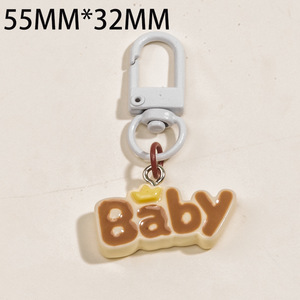 Llavero creativo con palabras en inglés, llaveros con signos de palabras populares para mujeres y hombres, bolso divertido a la moda, accesorios de regalo de joyería - Product Image 6