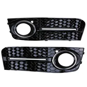 Car Front Fog Lamp Light Grille Cover Guard For Audi A4 B8 2009-2011