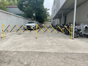 समायोज्य यातायात बाधा अस्थायी धातु को हटाने योग्य अवरोधक फोल्डेबल स्टील कैंची गेट - Product Image 6