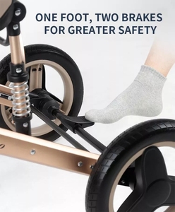 Vente en gros Système de voyage confortable et bon marché Poussette bébé de luxe <span class=keywords><strong>3</strong></span> en 1 avec nacelle et siège auto - Product Image 5
