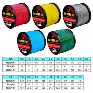 PROBEROS 300M Ligne de pêche tressée 8 brins 40LB-300LB Multifilament PE Lac Rivière Ruisseau - Product Image 2