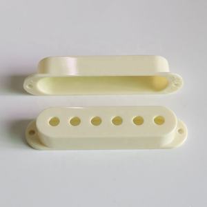 Donlis 48/50/52mm Vintage White Single Coil Guitar Pickup Covers Utilizado para ST Pickup Building Kits - Product Image 3