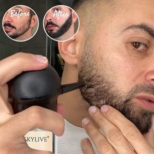 SKYLIVE Real Human <strong>Hair</strong> Building Fibers Synthetic Black/Brown <strong>Hair</strong> Texturizer Styling <strong>Gel</strong> <strong>Hair</strong> Thickener Fibers Volume <strong>Powder</strong> - Product Image 4