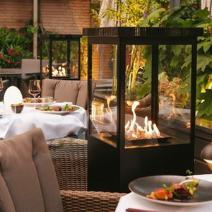 Stufa <span class=keywords><strong>a</strong></span> Gas da Esterno, Riscaldatore LPG, Braciere per Hotel, Agriturismi e Cortili, Modello AMT-GFP-08 - Product Image 2