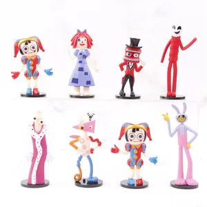 Venta caliente al por mayor Anime Figuras DE ACCIÓN Increíble Digital Circus Doll Jax y Pamney Modelo Figuras de actividad