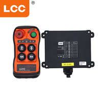 Fabricante LCC QA400 Transmisor de radio de grúa de velocidad única de 4 canales y receptor Interruptor inalámbrico Control remoto