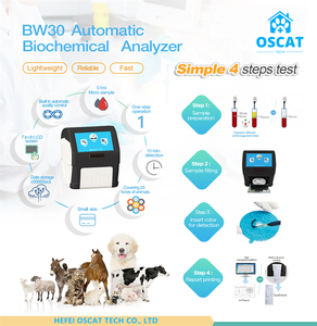 OSCAT Hematologia Veterinária Portátil Totalmente Auto Analisador De Química Seco-Com 10 Reagentes De Teste Grátis - Product Image 6