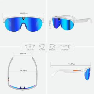 Gafas Inteligentes G5 para Ciclismo, Deportivas, con Protección UV400, Resistentes al Viento, con Cámara 1080P para Grabar, Ideales para Ciclismo, Conducción y Running - Product Image 6