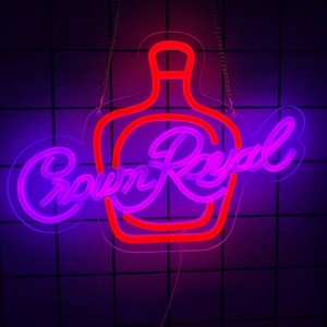 Enseigne néon Aile d'ange, Décoration murale de bar, Lumières LED pour bière et whisky, Publicité, pour Cave des Hommes, Chambre, Maison, Magasin, Pub, Alimenté par USB - Product Image 5