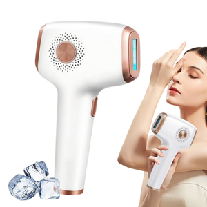 Épilateur sans douleur et sûr pour les soins de la peau, 600-1200 nm, efficace pour réduire les poils, écran LCD tactile, instrument d'épilation avec 9 niveaux - Product Image 3