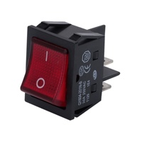 Interrupteur à bascule 12V pour voiture, type marin, étanche, bouton On/Off, 6 broches