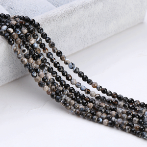 Venta de 2497 Piedras Preciosas de Ónice Natural, Cuentas Facetadas de Corte Ovalado de 3 mm de Alto, Parte Posterior Plana para Aplicaciones de Joyería - Product Image 6