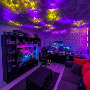 Lumind 2022 Home Decor Lightsdiy Thunder Cloud Verlichting Slaapkamer Nachtlampje Decor <span class=keywords><strong>Led</strong></span> Strip Verlichting Woonkamer Bar Cloud <span class=keywords><strong>Plafond</strong></span> - Product Image 1
