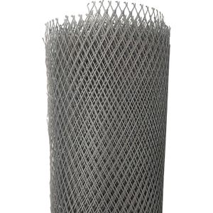 FixtureDisplays Tôle de treillis métallique déployé en acier 3,3 pi x 7,7 pi pour barbecue, fenêtre, puits, clôture - Product Image 4